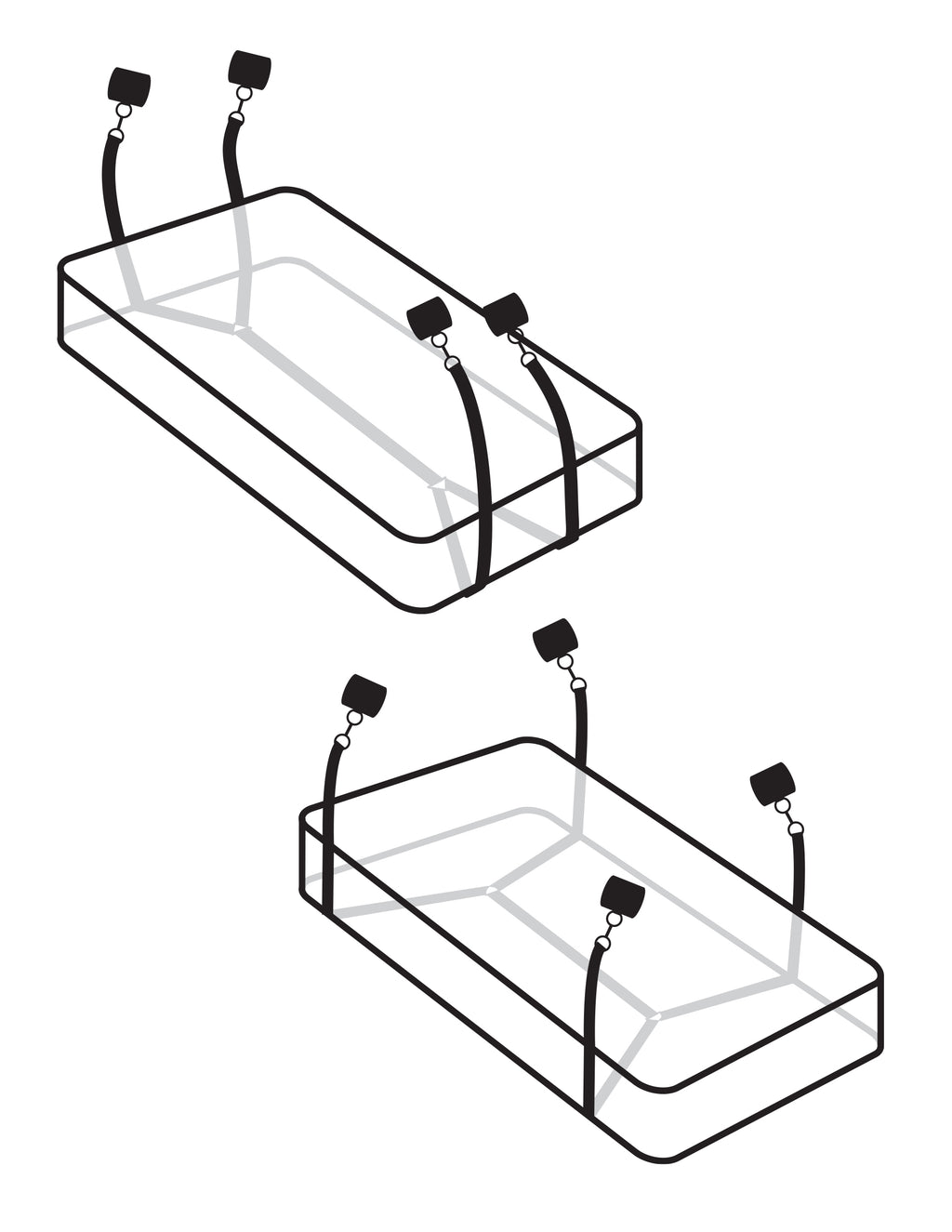 Wrap-Around Mattress Restraints