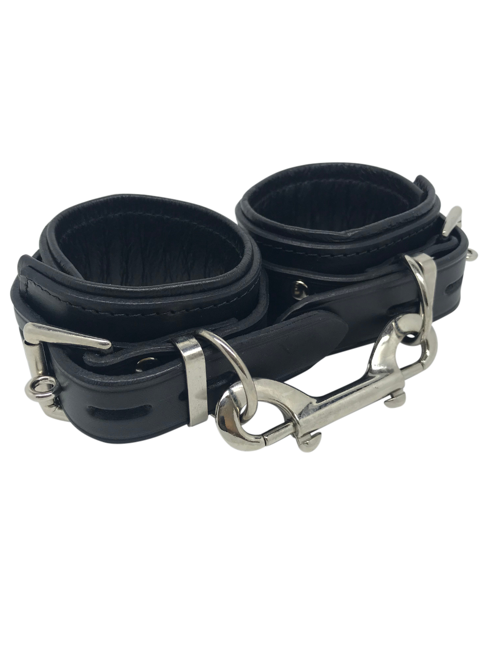 Sax Leather Deluxe Lockable Leather Wrist Restraints